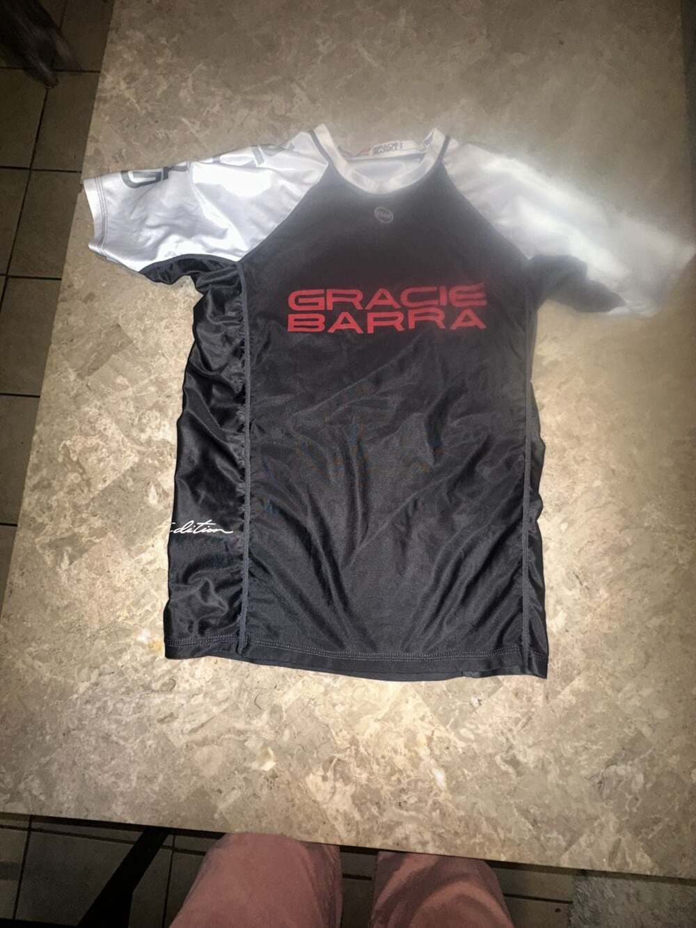 Gracie Barra Equipe Rashguard Short Sleeve Compression Shirt